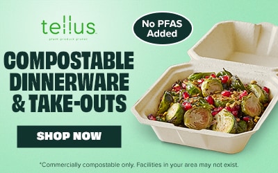 Shop Tellus Compostable Dinnerware and Takeouts