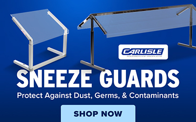 Shop Carlisle Sneeze Guards, Protect against dust germs and contaminates, Shop now