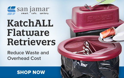 Shop San Jamar KatchALL Flatware Retrievers, Reduce Waste & Overhead Cost