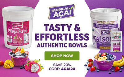 Tasty & Effortless Authentic Bowls. Save 20% on Tropical Acai with code ACAI20