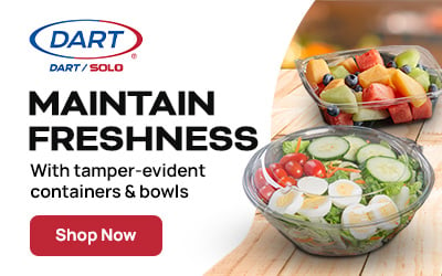 Maintain Freshness with Tamper-Evident Containers & Bowls from Dart