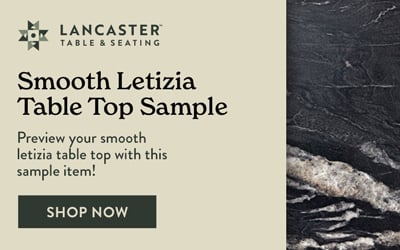 Shop Lancaster Table and Seating Table Top with Letizia Finish Sample