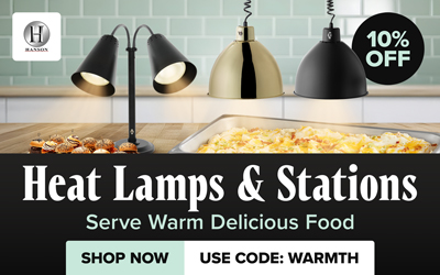 Hanson Heat Lamps & Stations Serve Warm Delicious Food SHOP NOW 10% OFF