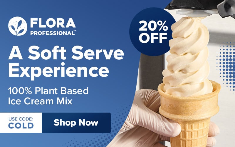 A Soft Serve Experience. 100% Plant Based Ice Cream Mix. Use code COLD for 20% off