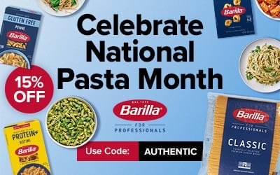 Save 15% on All Shapes of Barilla Pasta