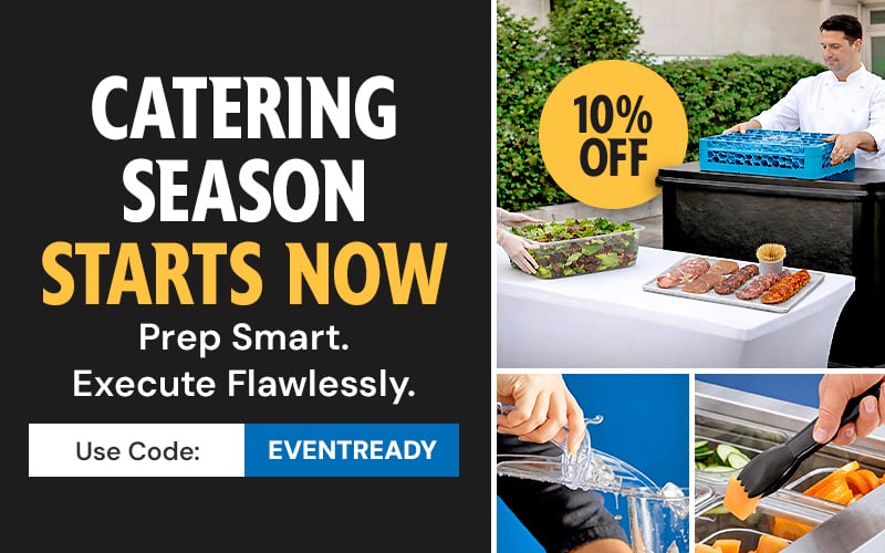 Save 10% on Catering Essentials