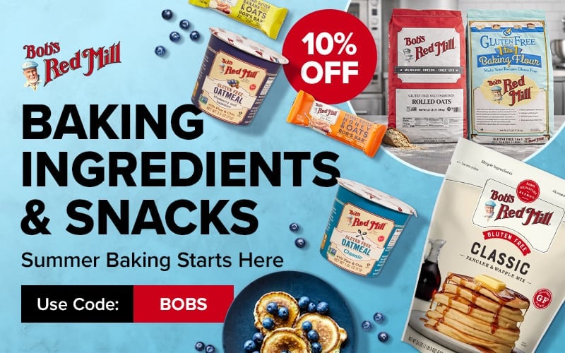 Shop Baking Ingredients & Snacks from Bob's Red Mill