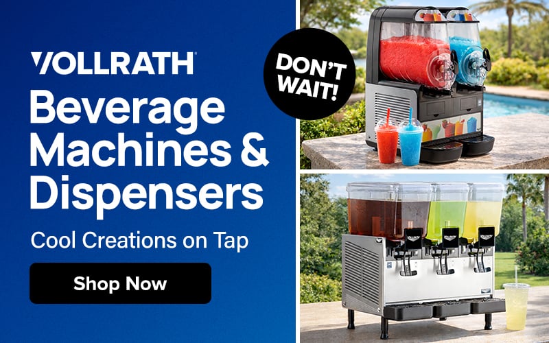 Shop Vollrath Beverage Machines and Dispensers