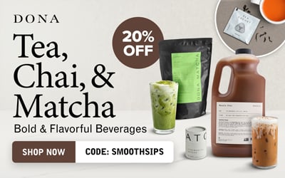 Dona Chai, Matcha, & Tea Bold & Flavorful Beverages use code SMOOTHSIPS for 20% OFF