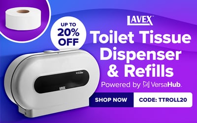 Lavex Toilet Tissue Dispenser & Refills Powered by VersaHub SHOP NOW use code TTROLL20 for Up to 20% OFF