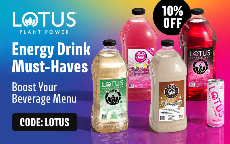 Save 10% on Lotus Energy Drink Must-Haves; Code: LOTUS