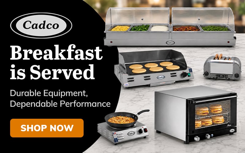 Cadco Breakfast Cooking Equipment; Shop Now