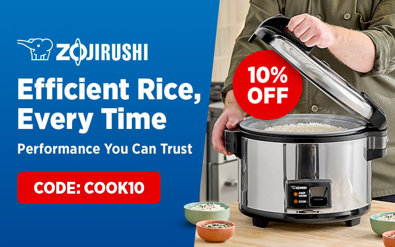 Save 10% on Zojirushi Efficient Rice Cookers; Use Code: COOK10