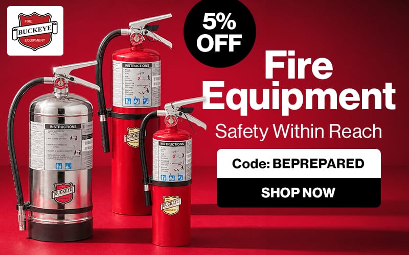 Shop Buckeye Fire Equipment Company, Save 5% with code BEPREPARED
