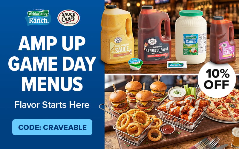 10% Off Hidden Valley Ranch & Sauce Craft Sauces; Use Code: CRAVEABLE
