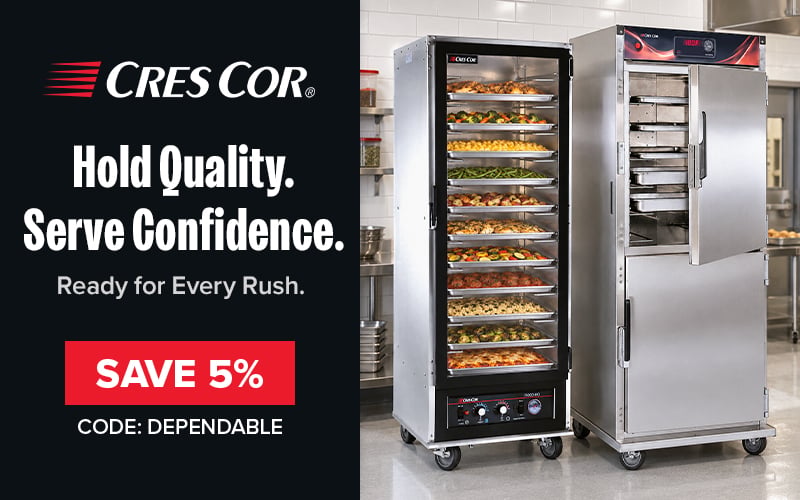 Save 5% on Cres Cor Cook & Hold Ovens; Use Code: DEPENDABLE