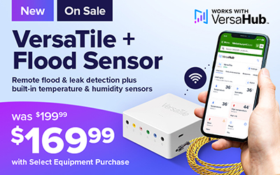 VersaTile + Flood Sensor, New, On Sale, Shop Now