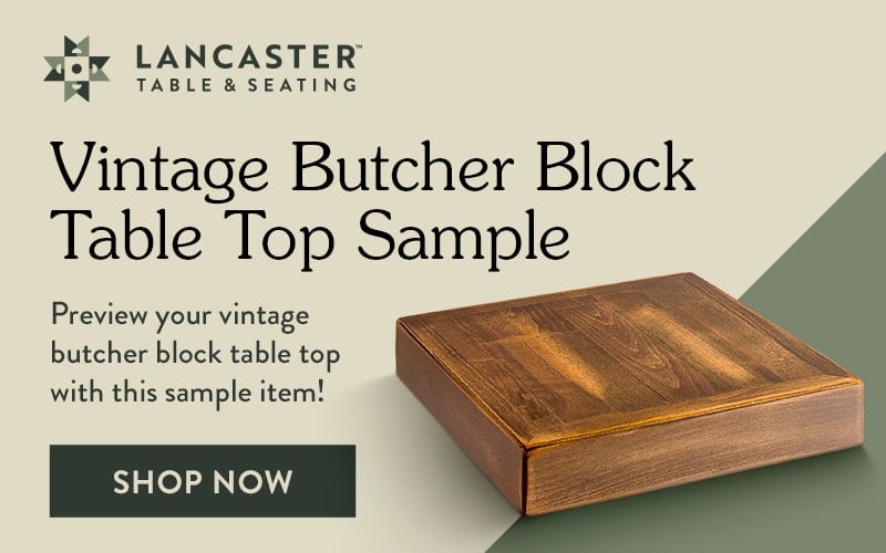 Shop Butcher Block Tabletop Samples. Preview your butcher block tabletop with this sample item