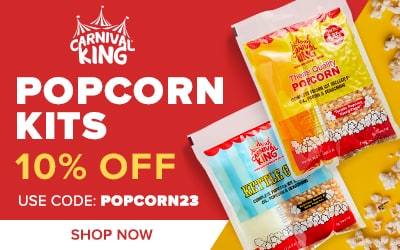 Shop Now, 10% Off Carnival King Popcorn Kits