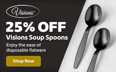 Save 25% on Visions Disposable Soup Spoons