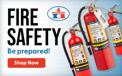 Be Prepared with Badger Fire Protection, Shop Now