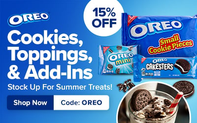Shop Oreo Cookies, Toppings, and Add-Ins. Stock Up For Summer Treats. Shop Now. Use Code: OREO and Save 15%