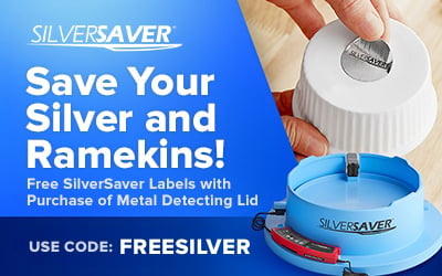 Free SilverSaver Labels with Purchase of Metal Detecting Lid, Shop Now