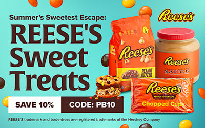 Summer's Sweetest Escape: Reese's Sweet Treats, save 10% with code PB10