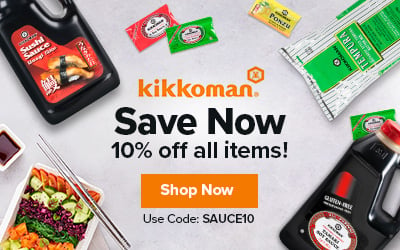 Save 10% on all Kikkoman items - use code: SAUCE10