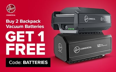 Shop Hoover Buy 2 Backpack Vacuum Batteries Get 1 Free, Use Code: BATTERIES