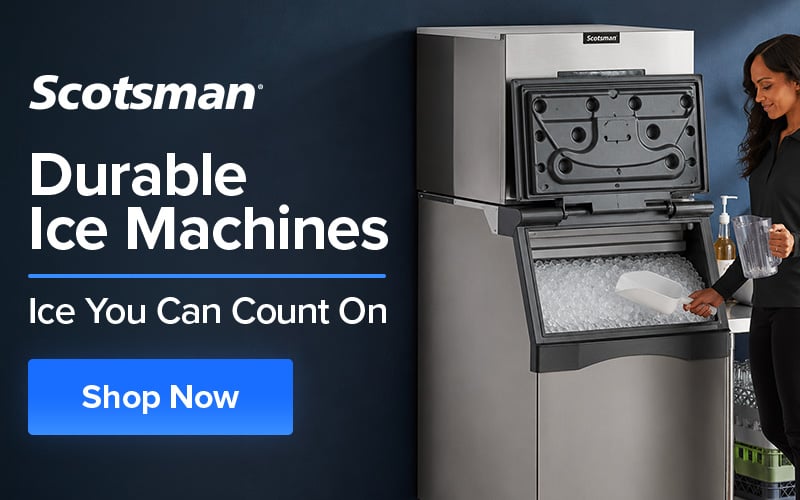 Scotsman Ice Machines - Ice You Can Count On - Woman Getting Ice Out of Ice Machine