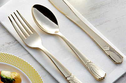 Gold Visions Heavy Weight Cutlery