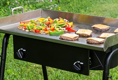 Outdoor Flat Top Griddle, 30 x 16 - WebstaurantStore