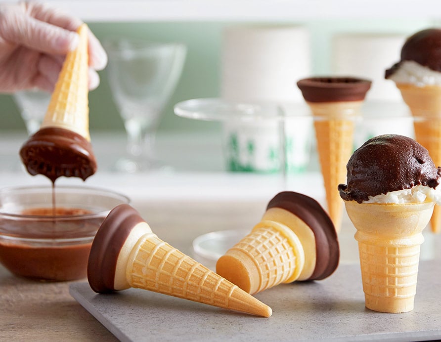 Shell Topping & Cone Dips