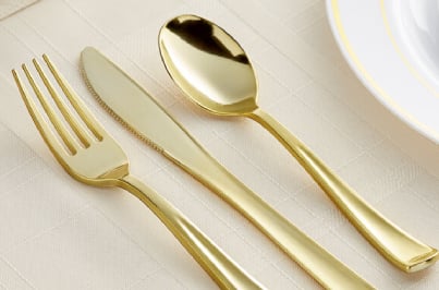 Visions Heavy Weight Gold Cutlery