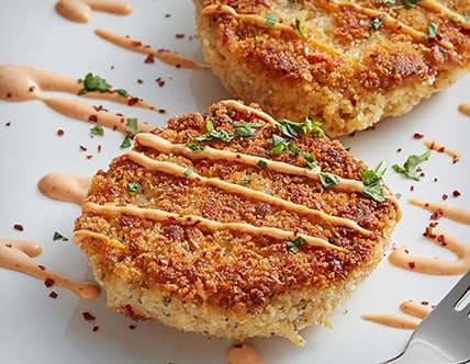 Plant-based Crab Cakes