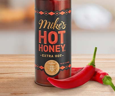 Mike's Hot Honey Extra Hot 12 oz. Bottle - 6/Case