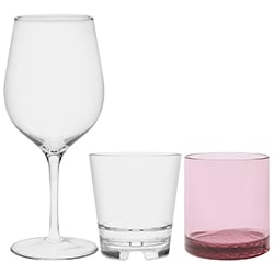 TOSSWARE Reusable Plastic Barware and Dessert Shot Glasses