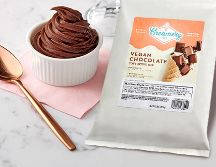 Creamery Ave. Vegan Chocolate Soft Serve Mix