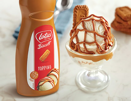 Lotus Biscoff Creamy Cookie Butter Topping