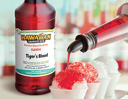 Hawaiian Shaved Ice Tiger's Blood Snow Cone Syrup