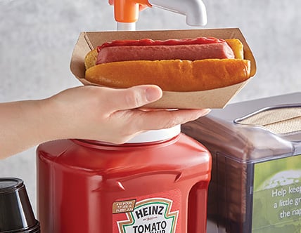 Heinz Fancy Grade Ketchup Pour / Store Pump Jug