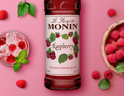 Monin Raspberry Flavoring Syrup 