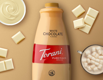Torani Puremade White Chocolate Flavoring Sauce 