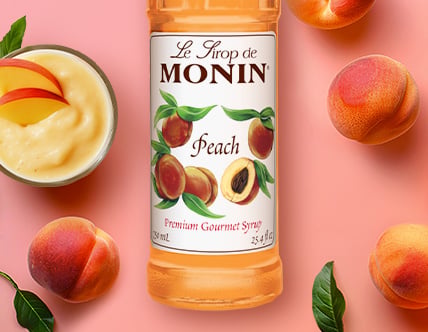Monin Premium Peach Flavoring Syrup 
