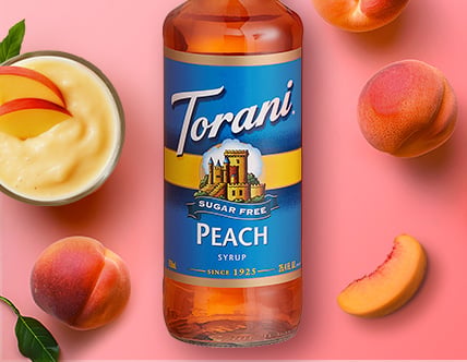 Torani Sugar-Free Peach Flavoring Syrup