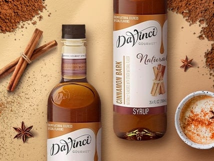 DaVinci Gourmet All-Natural Cinnamon Bark Flavoring Syrup