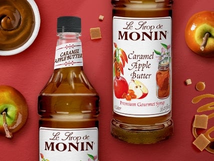 Monin Premium Caramel Apple Butter Flavoring Syrup