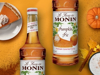 Monin Premium Pumpkin Pie Flavoring Syrup