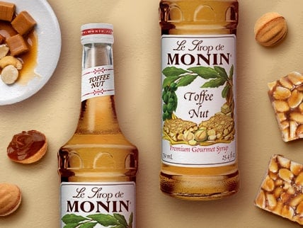 Monin Premium Toffee Nut Flavoring Syrup